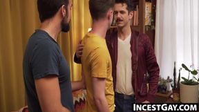 IncestGay.com - Two chunky adults give Maxx Monroe a rough ass time