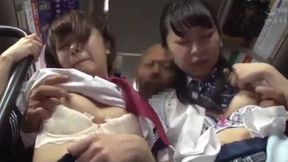 Friends Teasing Each Other: Two Girls Taking Turns to Reach Climax Before Their Friend