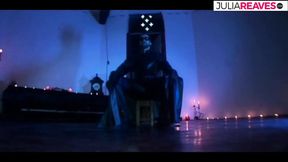 Darkside babe gets her butt drenched in cum