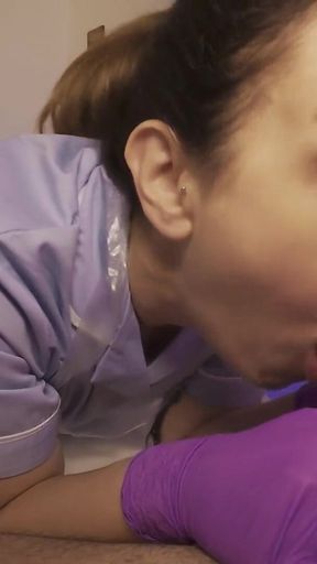 Real British Nurse Kayleigh Davis Loves It!