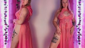 Pink Dress Tease
