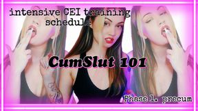 Cumslut 101 phase 1/ precum training.