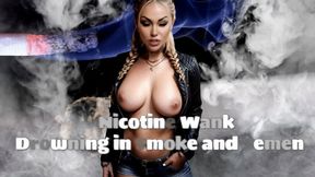 Nicotine Wank in Smoke and Semen WMV