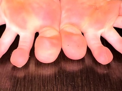 Amateur Foot Fetish Girlfriend Sucks and gives a Footjob