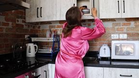 Your stepmom wanted to cook you something, but it turned out to be her futanari cum.