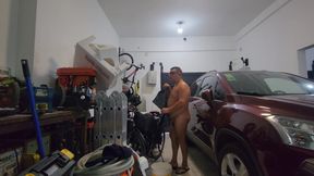 Setting up the garage
