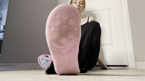 Slippers, socks, feet!