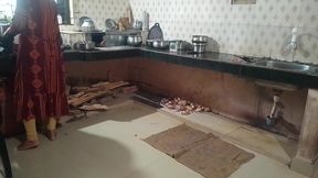 Husband and Wife Having Sex in the Kitchen
