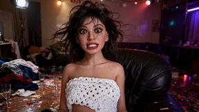 sex machine from the future fucking pensioner with biggest cock in this planet