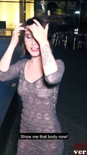 Stunning moment from &quot;Real Street night date with german skinny teen slut&quot;