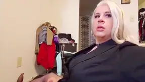 Chubby Blonde Very Horny Transgender Girl Is A Cocksucker