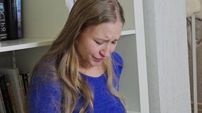 Peed on the Floor After a Strong Orgasm. Squirt in a Dress