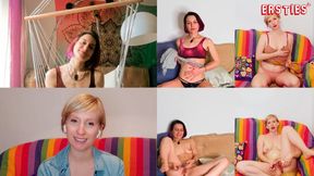 Hot blonde Veronica and brunette Flora share sensual JOI session