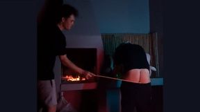 Caning the Naughty Farm Boy 312 Strokes for Late Night Mischief on the Porch