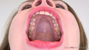 Kate's Intimate Mouth Tour - Extreme Close-Up Tongue, Teeth & Uvula Fetish (FULLHD resolution)