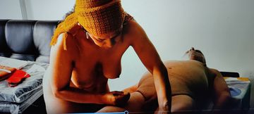 COMPLETE 4K MOVIE COCK AND BALLS MASSAGE WITH ADAMANDEVE AND LUPO
