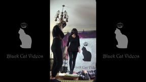 Alice and Ambra testing the new facebox (fullbody view)