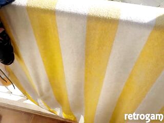 Hawt oral sex in hotel balcony on beach holidays in europe