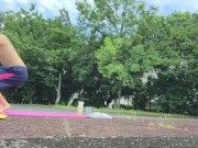 A Japanese idol doing high intense sex training at the Tokyo Olympics venue! ③[Big ass] [Big dick]
