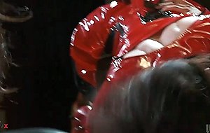 Lesbian orgy with Miko Lee and other asian girls