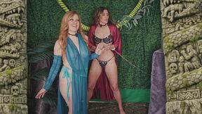 King Kaa Double Penetrates and Devours Randy Moore and Jacquelyn Velvets - Explicit Anal and Vaginal Penetration, Cum Covered Vore 4k mp4