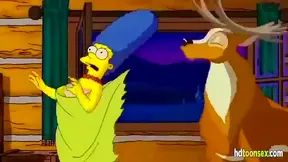 Simpsons HQ Hentai: Steamy Animated Nights with Marge Lisa by ArturTV