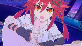 Neptune Noir Share Steaming Heartfelt Moment in Vibrant Hentai Fantasy