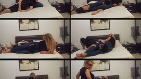 36) Jeans choke and scissor ! - POV2