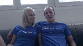 Horny Blonde and Nika Charming have awesome sex in the bedroom