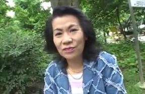 Japanese Chubby Granny Rie 60years