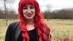 PICKING UP REDHEAD IN NATURE LEADS TO HOT AND RISKY PUSSY FUCK - ft  Ariel Rossi