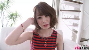 Japanese Cutie Masturbates Her Juicy Pussy at Home
