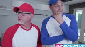 I and Eric John taught our lusty stepdaughters softball before they swallowed our massive bats