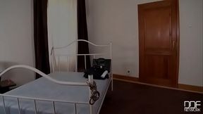 Kinky guy having a hot shower of piss from nice pussy [Part 1]