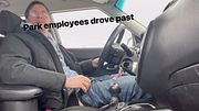 Risky Public Jerk Off in the Car Outdoors