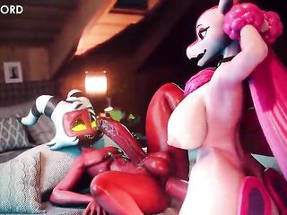 Femboy Banged by Fur Futanari Lovander