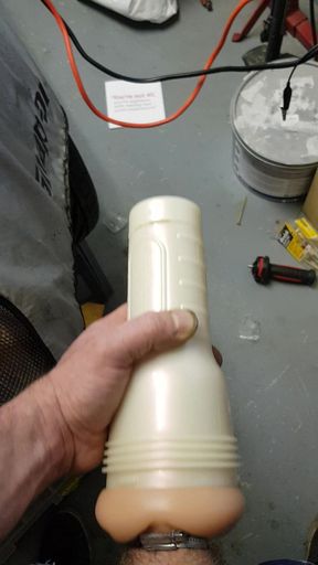 Hard cock Fleshlight action