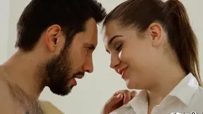 Kinky Brunette Moans Loudly Getting Fucked Passionately by Her Man