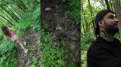 Her friend's mom got caught playing hide-and-seek in the forest