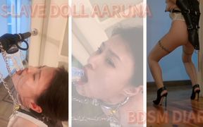 Slave Doll Aaruna Diary 4 (crate Escape Masturbate Chastity Belt Orgasm Squirting, Butt Plug)