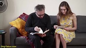 Shy skinny teen Vika Lita learns to take a big dick