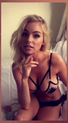 Elizabeth Turner, the athletic babe, gets all dressed up in some sexy