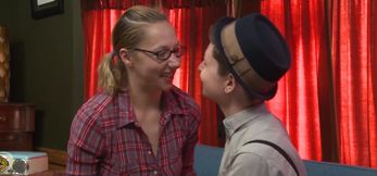 Maggie Mayhem Gets Fingered And Shares The Dildo
