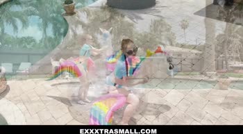 Ginger Delight: Petite Redhead Takes On A Monster Cock Outdoors