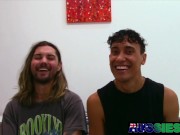 Billy Feasted On Kalebs XL Cock And Slides His Starved Hole