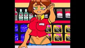 Horny Cartoon Couple Gets Wild in Mexican OXXO Store Anime Sex Scene