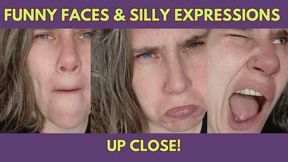 Funny Faces & Silly Expressions Up Close!