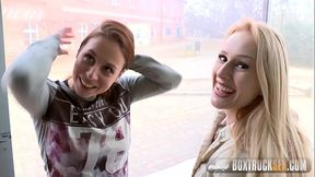 Hot Antonia Sainz and Angel Wicky Touch Each Other'_s Pussies