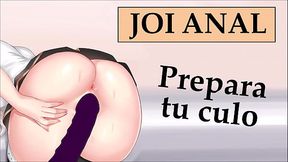 JOI anal challengue en espa&ntilde_ol. Orgasmos incluidos.