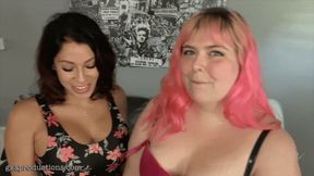 BBW Persephone & Nikki Brooks Shrink, Tease, & Eat You (HD 1080p MP4)